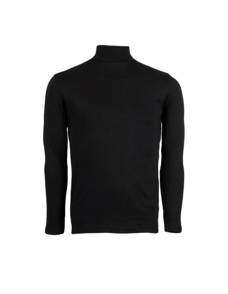 Pack 3 Maglie Termiche Uomo 2 NERE 1 BLU VKA29 Maglia Collo Alto Interno Felpato