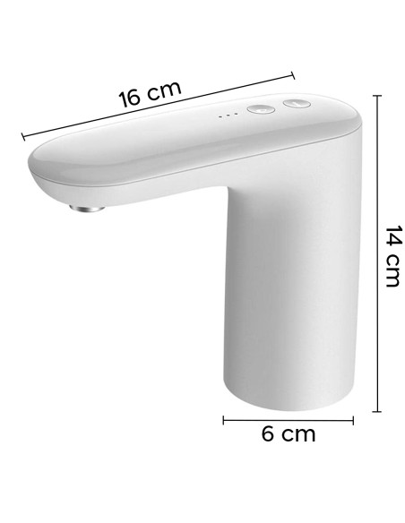 Dispenser Rubinetto Elettrico Erogatore Acqua Ricaricabile Pompa per Barili