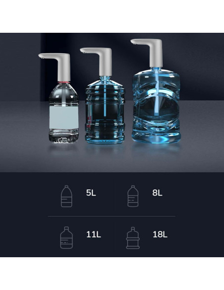 Dispenser Rubinetto Elettrico Erogatore Acqua Ricaricabile Pompa per Barili