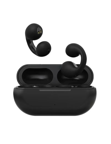 Image of Auricolari Wireless Bluetooth Ricaricabili Conduzione Ossea a Clip per Orecchio Nero052
