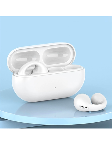 Cuffie Wireless YUEHISY Over-Ear | Bluetooth 5.4 Con Rilevamento Usura, Batteria 12 Ore, Pieghevoli, Cavo Audio 3.5mm, Microfono, Bianche