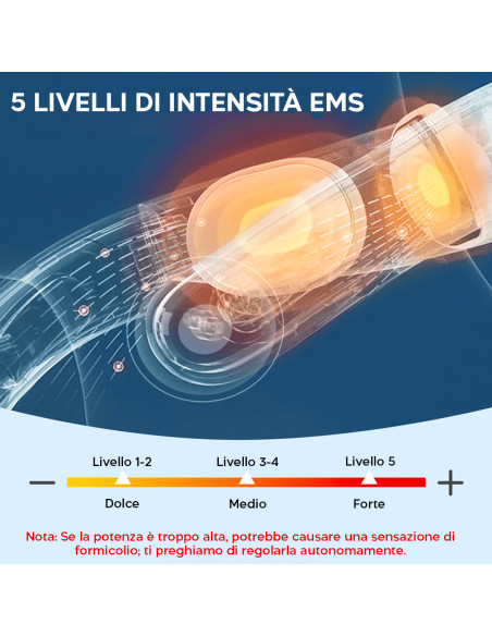 Massaggiatore Scaldacollo Ricaricabile USB Temperatura Regolabile per Cervicale