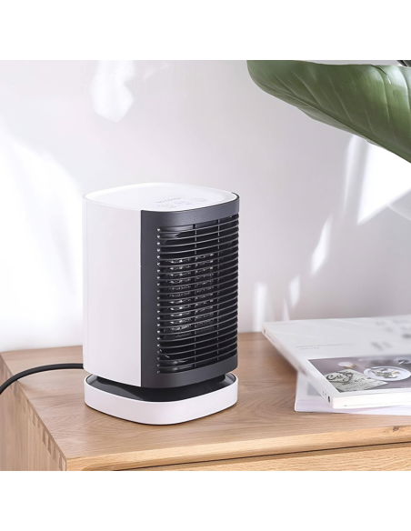 Mini Stufa Elettrica 950W Portatile da Scrivania Termoventilatore Oscillante