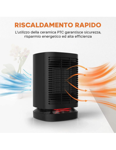 Mini Stufa Elettrica 950W Portatile da...