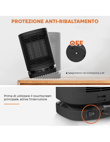 Mini Stufa Elettrica 950W Portatile da...