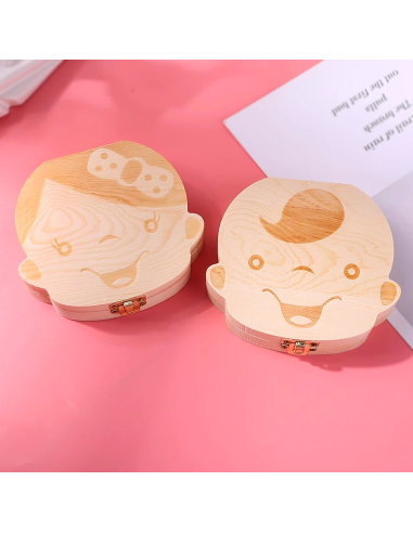 Cofanetto in legno 4221 porta dentini da latte...