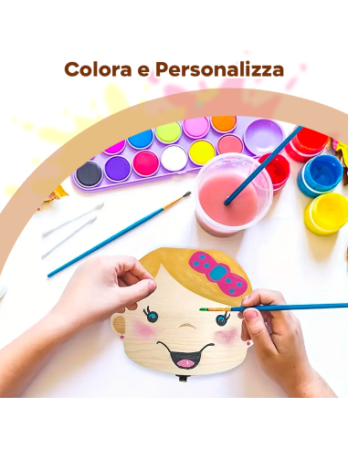 Cofanetto in legno 4221 porta dentini da latte...