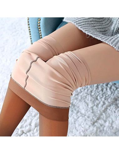 Set 3 Collant Donna Effetto Trasparente in Pile...