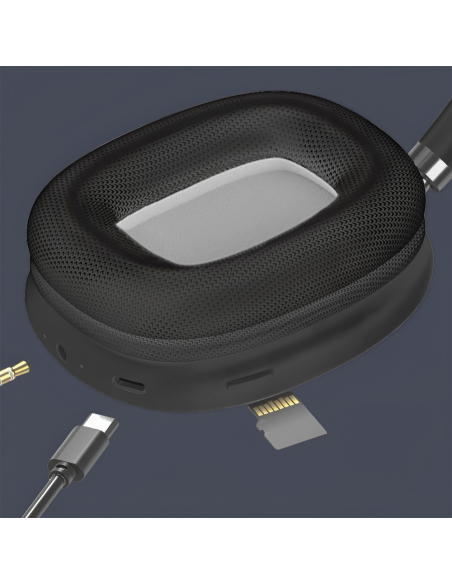 Cuffie Wireless P9 Bluetooth Auricolari Radio Ricaricabili Ingresso MicroSD Card