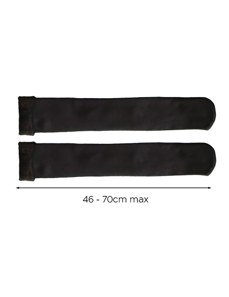 Kit 4pz Coppia Calzini Termici 3 Neri 1 Beige a Gambaletto Unisex Taglia Unica