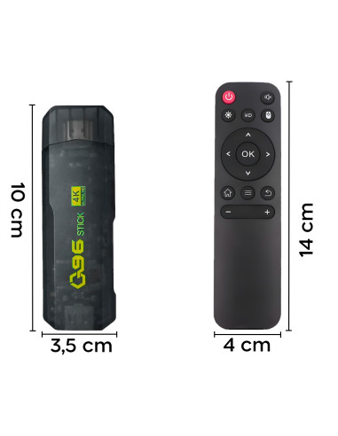TV Stick Android Ultra HD Connessione Wi-Fi con...