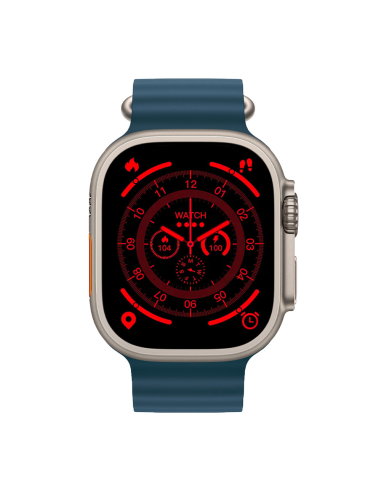 Smartwatch S9 Ultra 49mm Cinturino in Silicone...