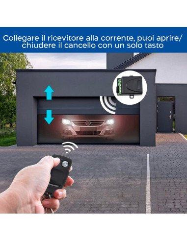 Kit Ricevitore 2 Telecomandi Universali 2...