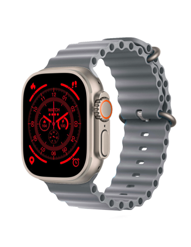 Image of Smartwatch S9 Ultra 49mm Cinturino in Silicone Orologio Digitale Contapassi Grigio