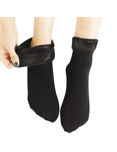 Kit 4pz Coppia Calzini Termici 3 Neri 1 Beige a...