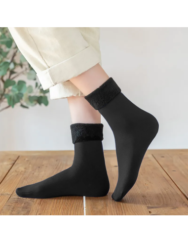 Kit 4pz Coppia Calzini Termici 3 Neri 1 Beige a...