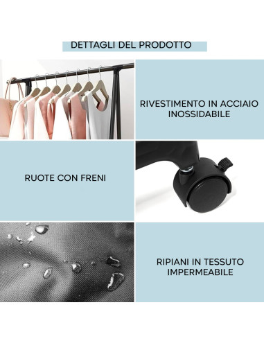 Stand Appendiabiti Mensole Portaoggetti...