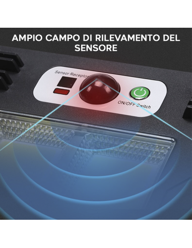 Kit 3pz Faretto Solare 384 LED smd Sensore di...