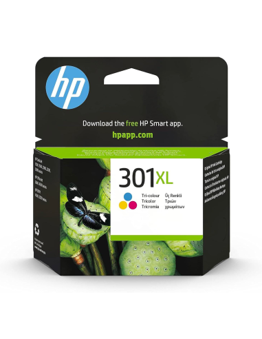 Cartuccia HP 301XL CH564EE Tricromia da 330 Pagine Compatibile con Stampanti HP