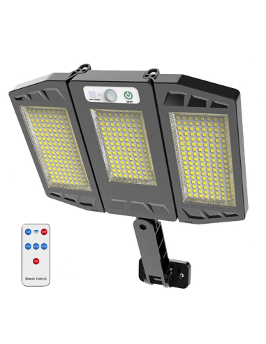 Kit 2pz Faretto Solare 384 LED smd Sensore di...