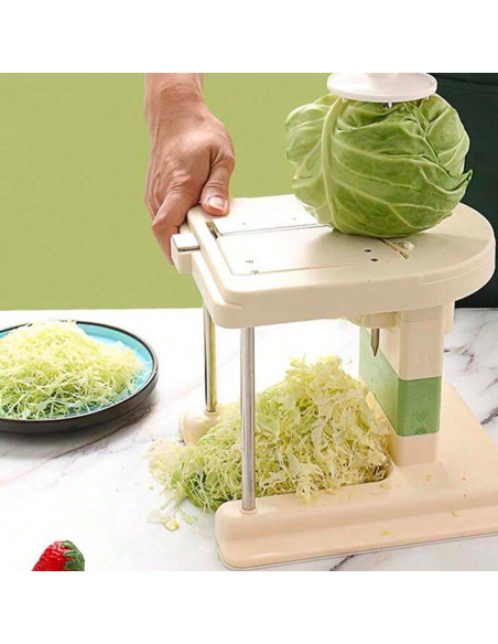 Tritatutto Rotante per Cavolo Multifunzione Grattugia Verdure Manuale in Acciaio