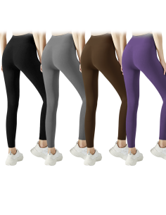 Leggings Vita Alta Donna TANYA Tessuto Elasticizzato...