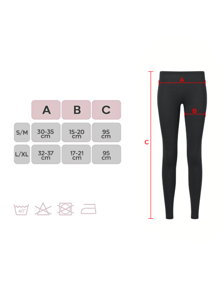 Leggings Vita Alta Donna TANYA Tessuto Elasticizzato Estivo Pantalone Sportivo