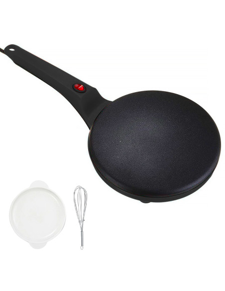 Padella per Crepes e Pancake Creperia Elettrica Rivestimento Antiaderente 600W