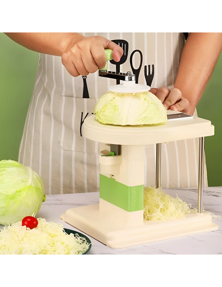 Tritatutto Rotante per Cavolo Multifunzione Grattugia Verdure Manuale in Acciaio