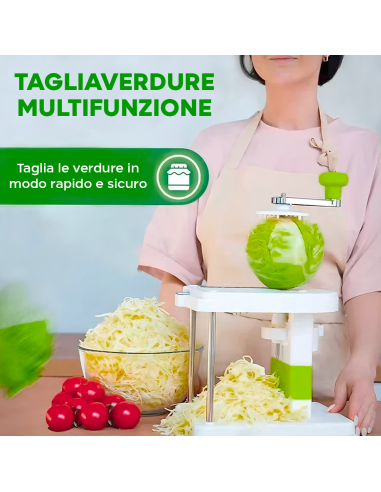 Tritatutto Rotante per Cavolo Multifunzione...