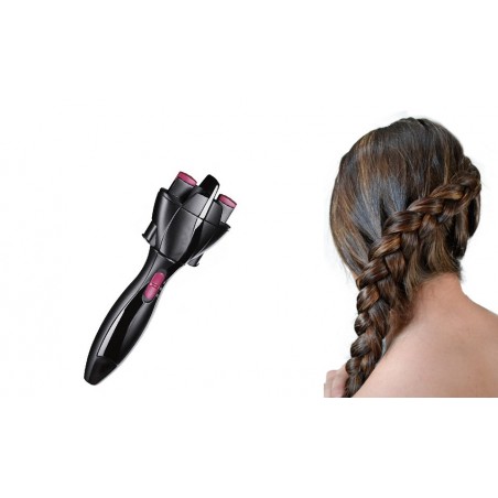 Spazzola rotante per trecce twist torchon elettrica a batterie