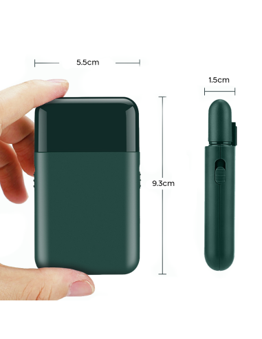 Rasoio Barba e Basette da Uomo Ricaricabile USB...