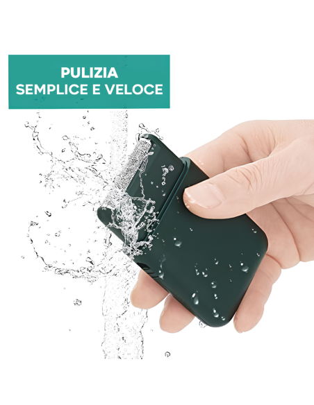 Rasoio Barba e Basette da Uomo Ricaricabile USB e Portatile Testina di Ricambio