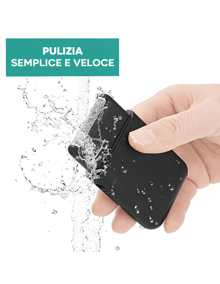 Rasoio Barba e Basette da Uomo Ricaricabile USB e Portatile Testina di Ricambio