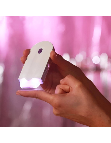 Epilazione Viso e Corpo Portatile Ricaricabile USB Trimmer con Luce e 2 Testine