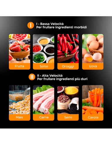 Tritacarne e Verdura Multifunzione 400W Ciotola...