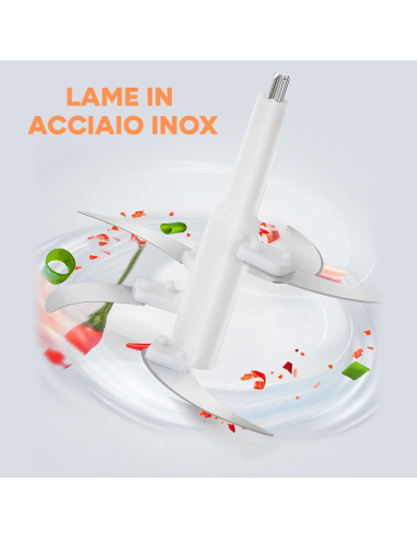 Tritacarne e Verdura Multifunzione 400W Ciotola...