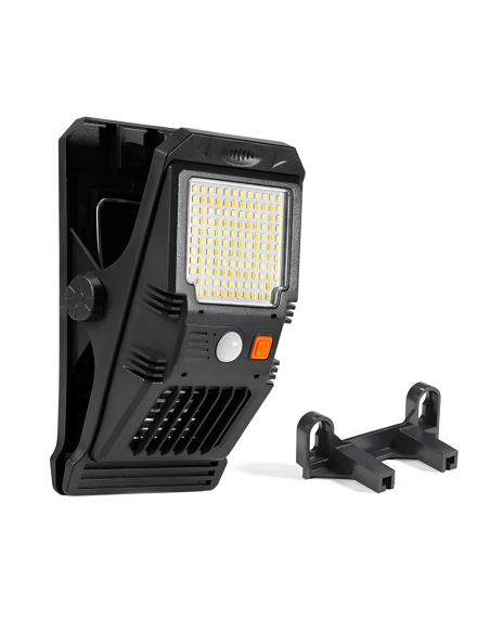 Lampada LED Solare Sensore Repellente per Insetti a Clip Luce Emergenza Multiuso