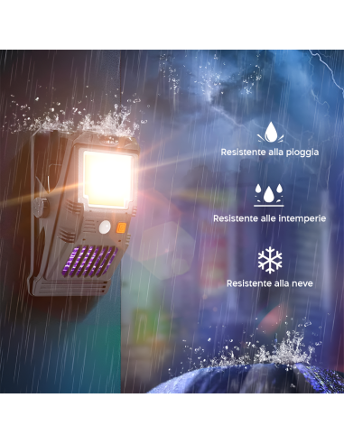 Lampada LED Solare Sensore Repellente per...