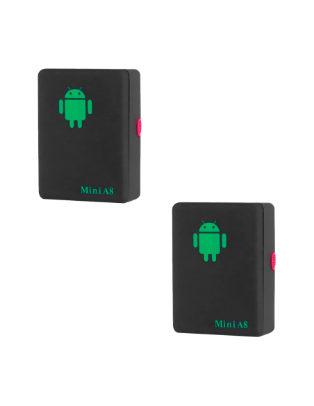 2pz Mini Localizzatore GPS Tascabile con Scheda SIM GPRS GSM Antifurto Portatile