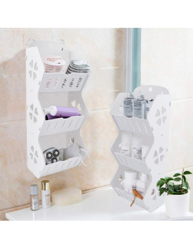 Mensola da Parete Organizer Portaoggetti PVC...