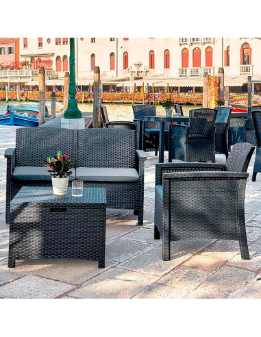 Salottino da Giardino VENEZIA Divano Poltrone e...
