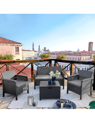 Salottino da Giardino VENEZIA Divano Poltrone e...