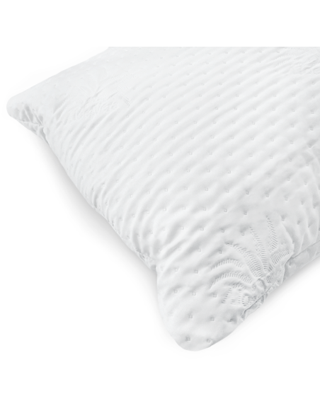 Set 4 pz Guanciali Per Letto Ortopedici in Piuma Anallergica Cuscini Imbottiti