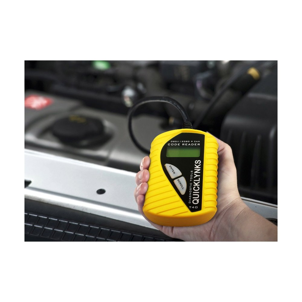 Kit diagnostica auto OBD2 OBDII universale T40 scanner lettore codici device