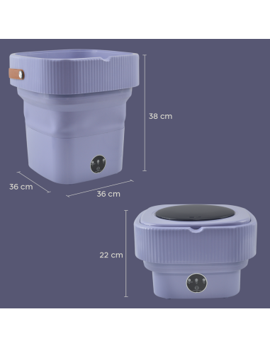 Mini Lavatrice Portatile Pieghevole con...