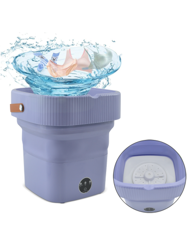 Mini Lavatrice Portatile Pieghevole con...