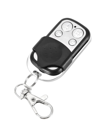 2pz Telecomando Universale 4 canali 433mhz Multifunzione Tascabile con Gancio