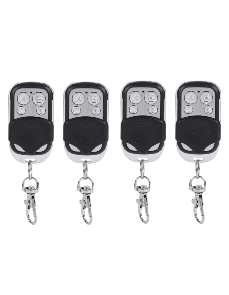 4pz Telecomando Universale 4 canali 433mhz Multifunzione Tascabile con Gancio