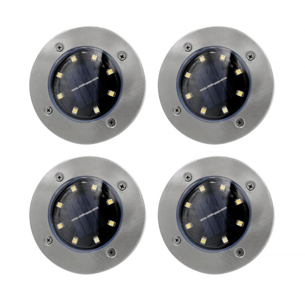 850895 Faretto led ricaricabile ad energia solare da giardino impermeabile 6000k